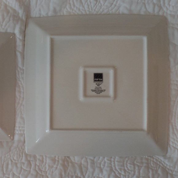 222 Fifth City Scenes Sepia Paris Eiffel Tower dinner/salad/bowl set - Picture 5 of 5